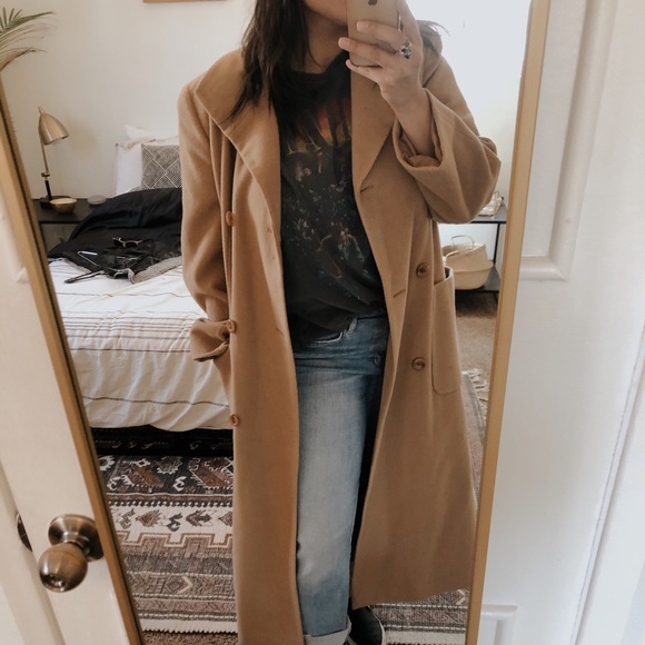 Talbots Jackets & Blazers - Vintage camel trench